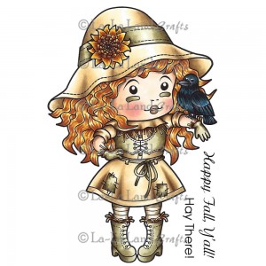 Scarecrow Marci (w/ Sentiment) Stamp